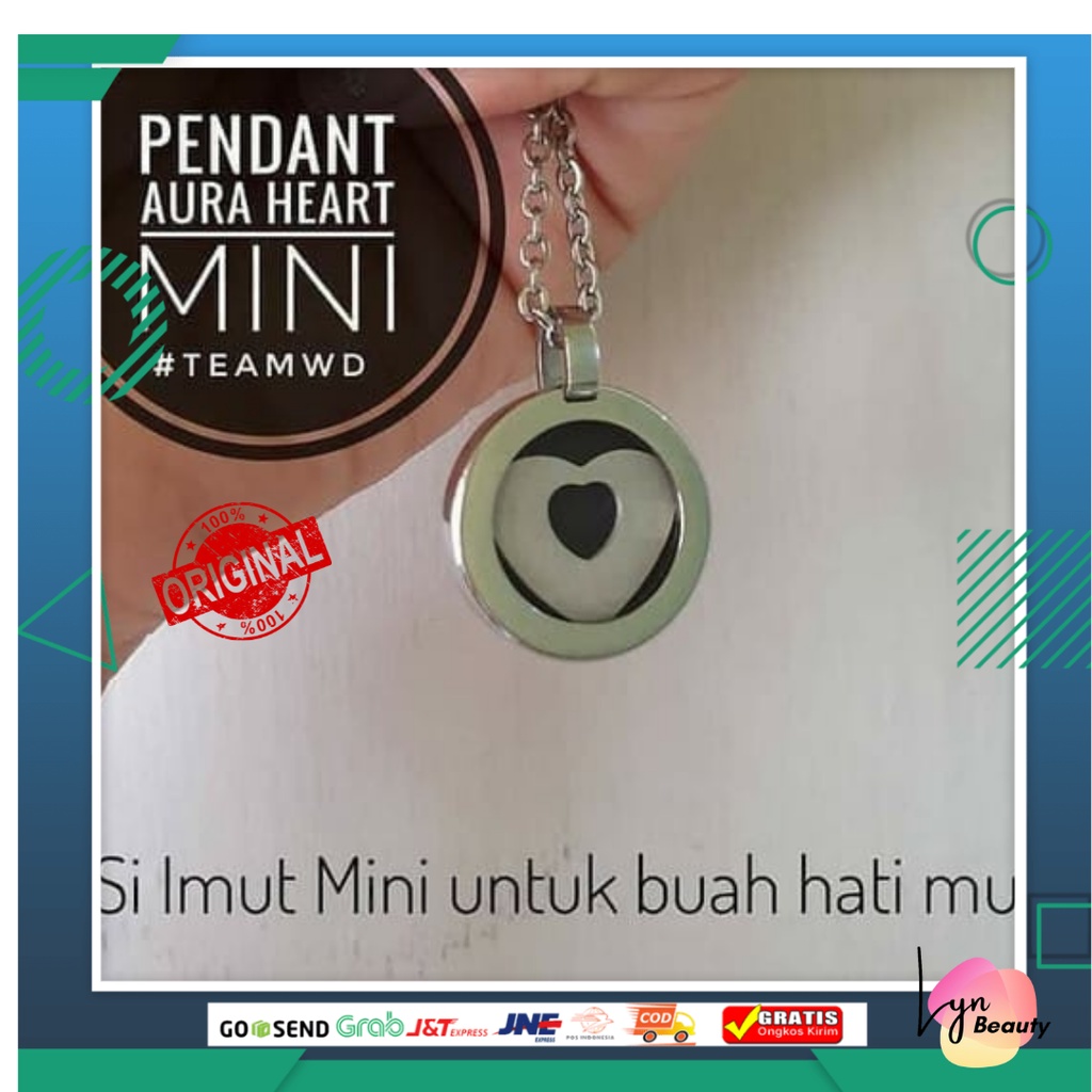 KALUNG PENDANT AURA HEART MINI MCI ORIGINAL|KALUNG KESEHATAN MCI