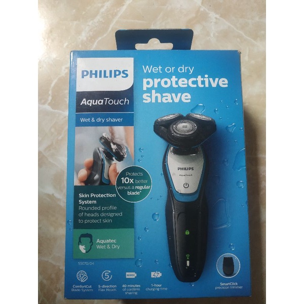 philips aquatouch shaver s5070 + pouch
