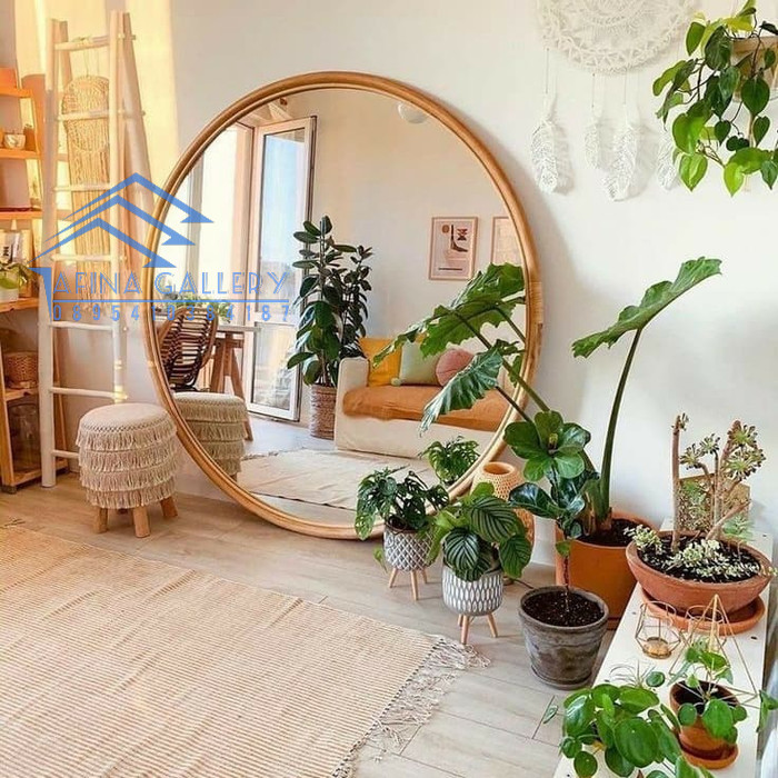 cermin badan besar mirror ||cermin bulat besar