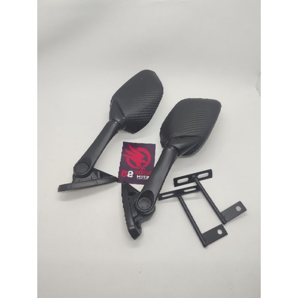 Spion Yamaha R25 Carbon Pendek - Spion Yamaha R25 R15 Nmax