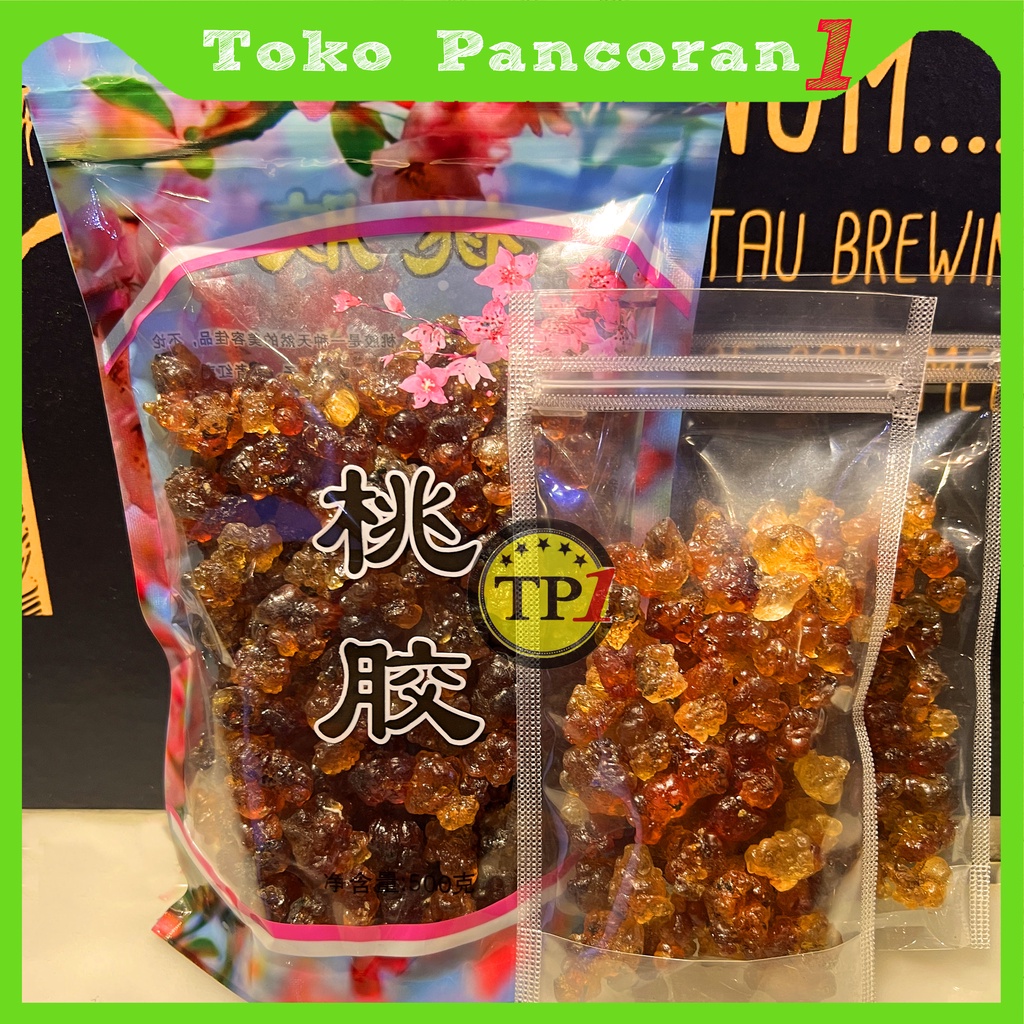 Peach Gum Premier  Super / Tao Jiao 100 Gram/aoJiao/ Peach Gum Natural Selected Super premier