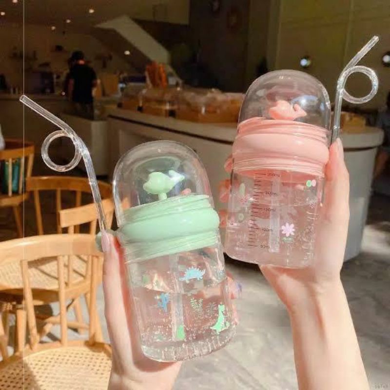 Botol Minum Lumba2 air mancur viral pecking Dus