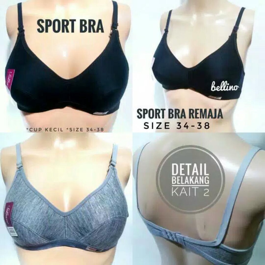 ITSHOPING - Bra Remaja Abg / Sport Bra Remaja / Sport Bra Wanita Remaja Cup Kecil Tanpa Kawat Size 34-38 / Sport Bra ABG Misty / Bra ABG Bra Smp Bra SMA