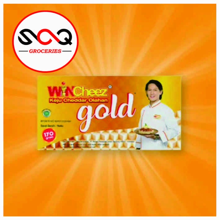 

Keju Cheddar Wincheez Gold 170Gr