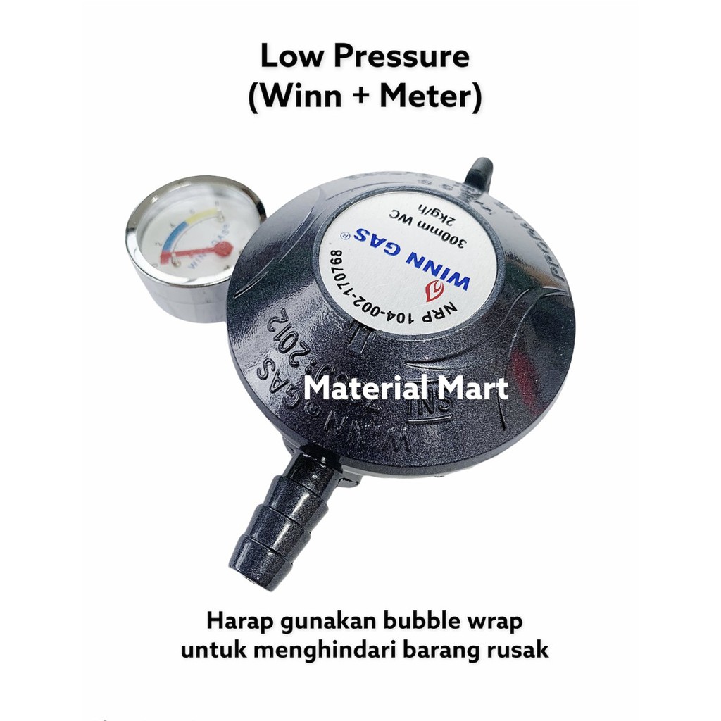 Regulator Low Pressure | Kepala Gas Tekanan Rendah | Kosangas Meter | Material Mart