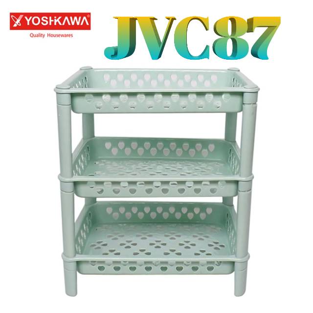 Rak susun 3 yosikawa / rak plastik serbaguna yosikawa