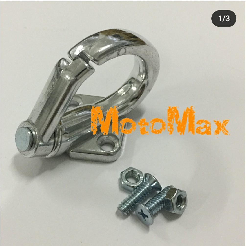 Unik Gantungan Barang Helm Vespa Nekel Import Taiwan Berkualitas