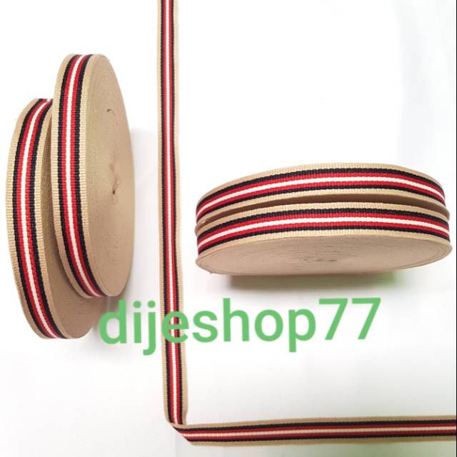 Pita lis 1,5cm ROLL / pita coksu 1,5 cm / celana list baju / bisban / lis lubang kancing / pita baju