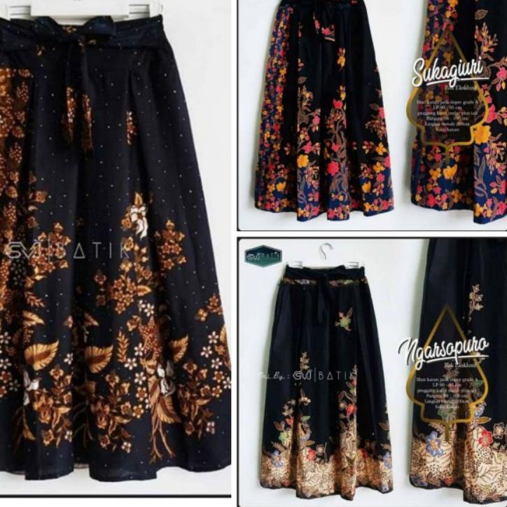 Modern.. ROK BATIK PAYUNG PANJANG PREMIUM ROK BATIK JUMBO BAWAHAN BATIK ROK BATIK KARET ROK EXLUSIVE
