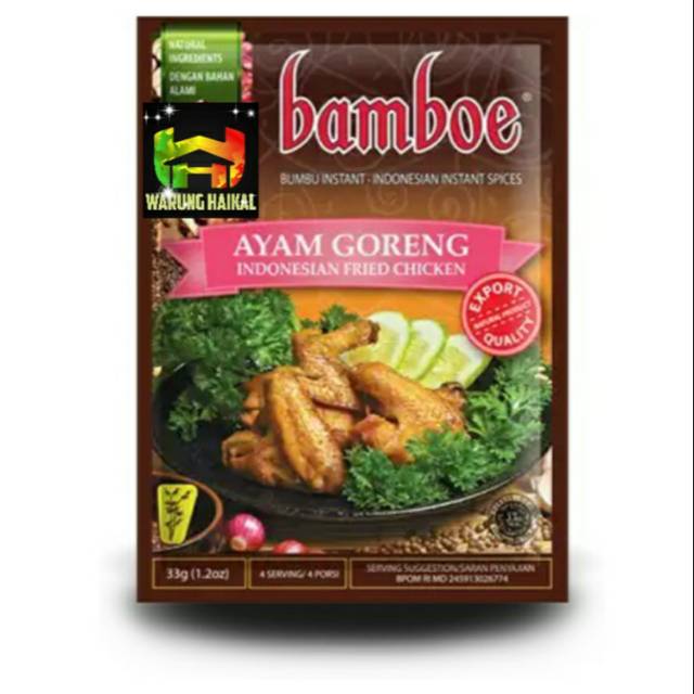 

BUMBU BAMBOE - BUMBU INSTAN AYAM GORENG