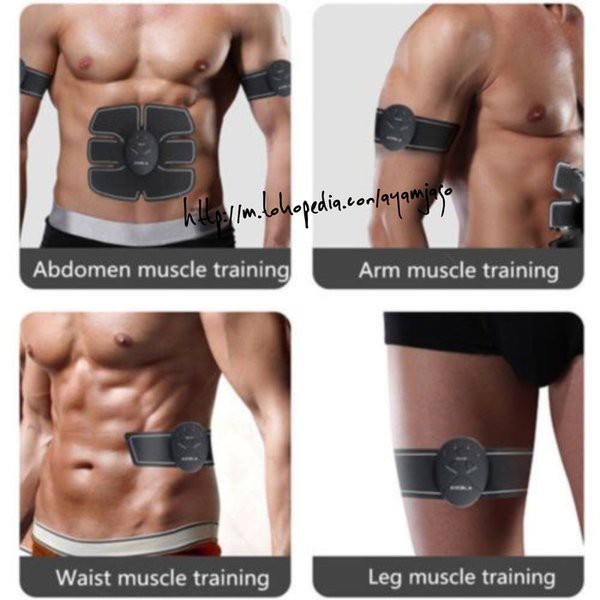 Promo Terbaru! Alat Stimulator Terapi EMS Otot Six Pack ABS Abdominal Muscle Exercise