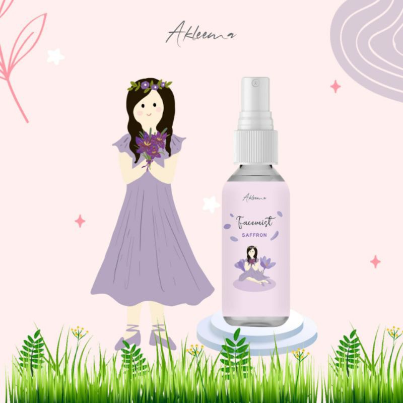 (RESELLER RESMI BY AKLEEMA) facemist saffron by akleema