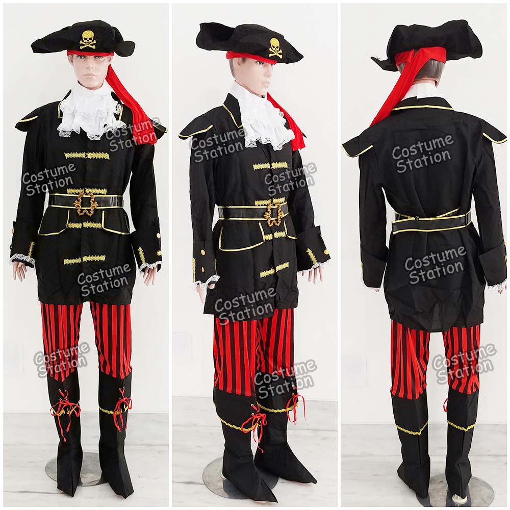 Kostum Bajak Laut / Costume Pirate Halloween Male pria dewasa