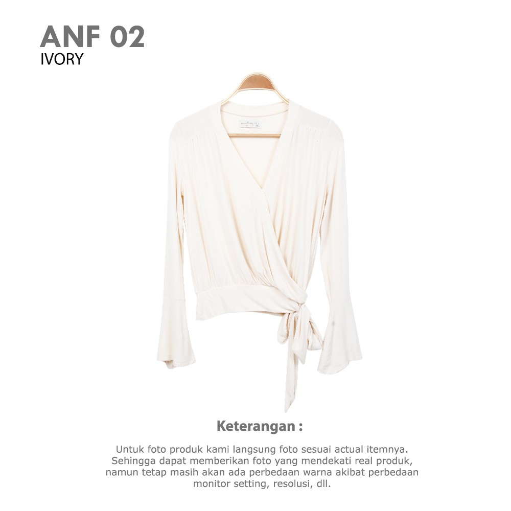 Atasan Baju Kimono Warna Putih Ivory,Pusat Kulakan Harga Grosir Murah Gudang Branded Pakaian Wanita