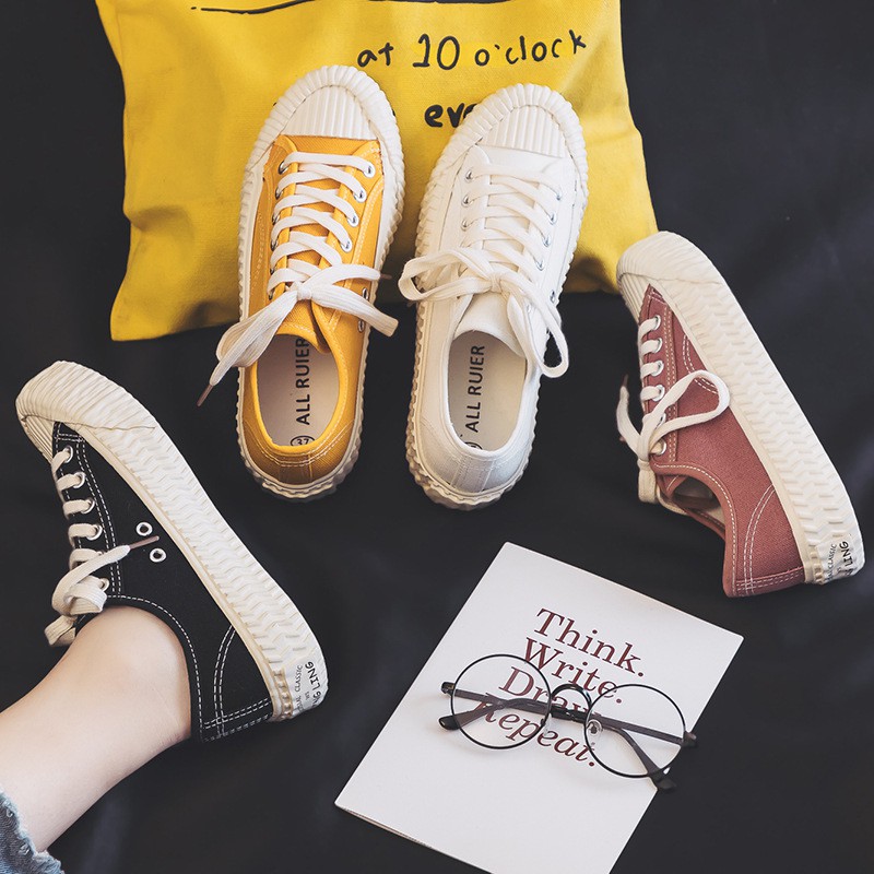 2.2 COD Sale DENDEN.ID Sepatu Kanvas Wanita Sneakers Korea Import DD1005