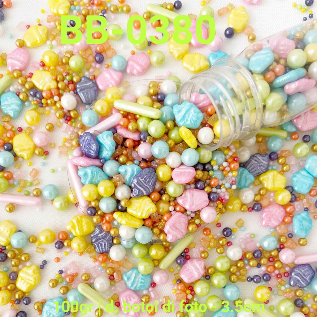

BB-0380 Sprinkles sprinkle springkel 100gr mutiara cupcake yamama baking grosir murah sprinkles cake dekorasi mutiara trimit decoration story sprinklestory sprinklesstory sprinkle story yamama baking