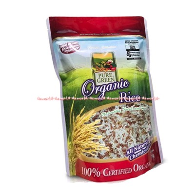 Pure Green Organik Rice 1kg Beras Kombinasi Beras Organik Mixed Rice 1 kg Puregreen Purgreen