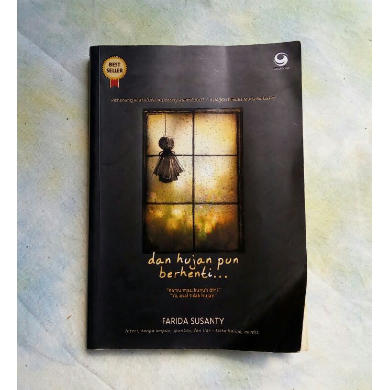 Preloved Novel "dan hujan pun berhenti..."