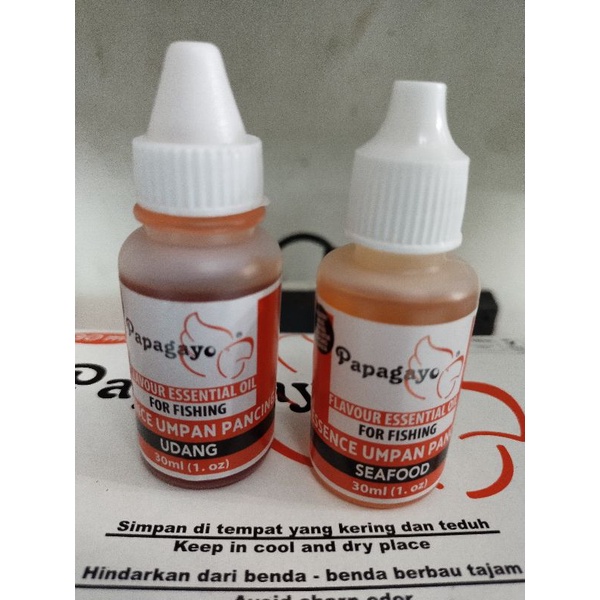 Essen papagayo seri amis ( daging udang seafood belut tenggiri )30ml