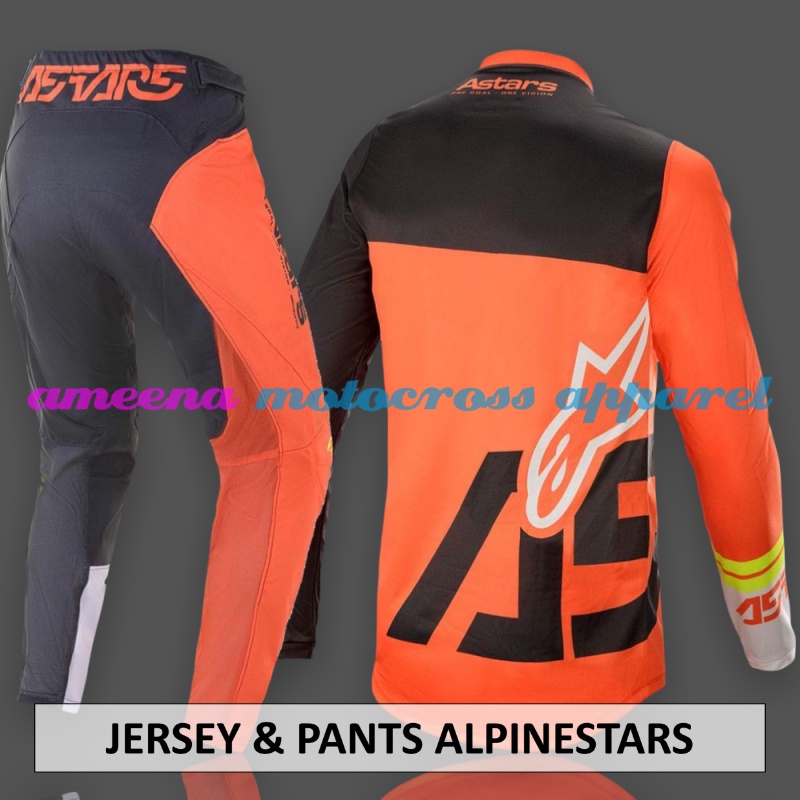 Jersey Custom Nama - Jerseyset Stelan - Jersey Celana Motocross - Jerseyset Stelan - Jersey Trail - Jersey Pants MX Adventure - Jersey Premium -AS023