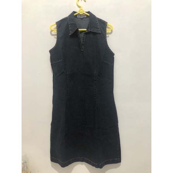 Preloved Dress Jeans Denim Wanita