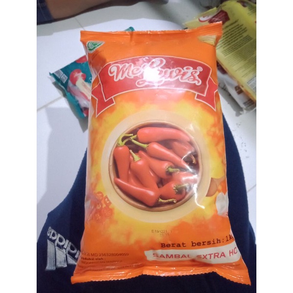 

Sambel extrahot/Saus extrahot melewis Repack 1kg