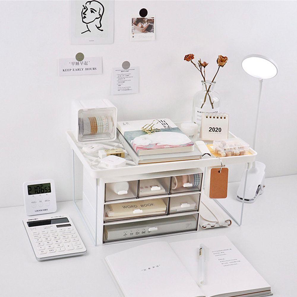 TOP Tempat Penyimpanan Desktop Dapur Sekolah Organizer Makeup Multifungsi