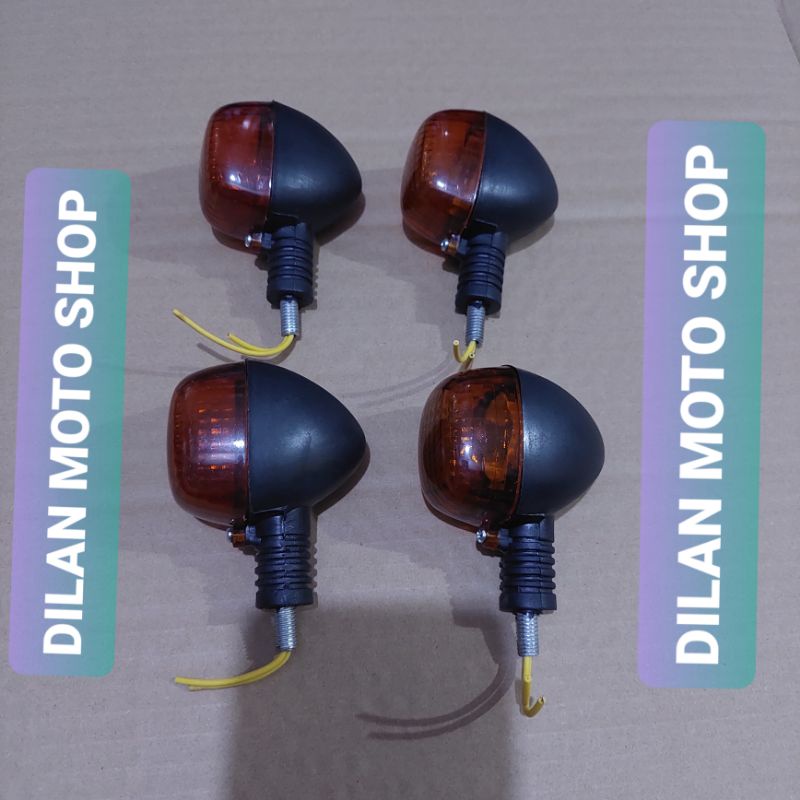 Lampu sen Ninja RR Lampu Riting Ninja RR Sen Ninja R 4pcs