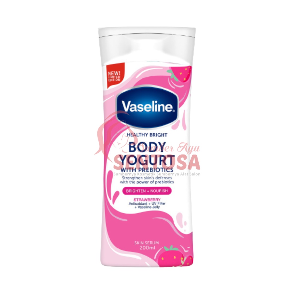 VASELINE HEALTHY BRIGHT BODY YOGURT WITH PREBIOTICS 200ML