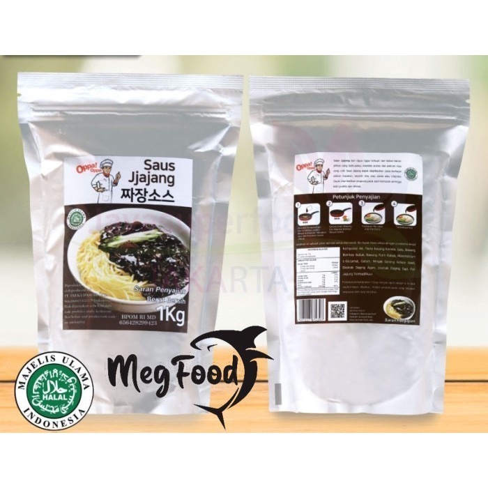 

Oppa Saus Jjajang / Pasta Kedelai Hitam / Saus jjajangmyeon - 1 KG