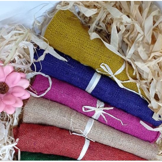 Colorful Burlap Fabric - Kain Goni Burlap Warna (50x40cm)