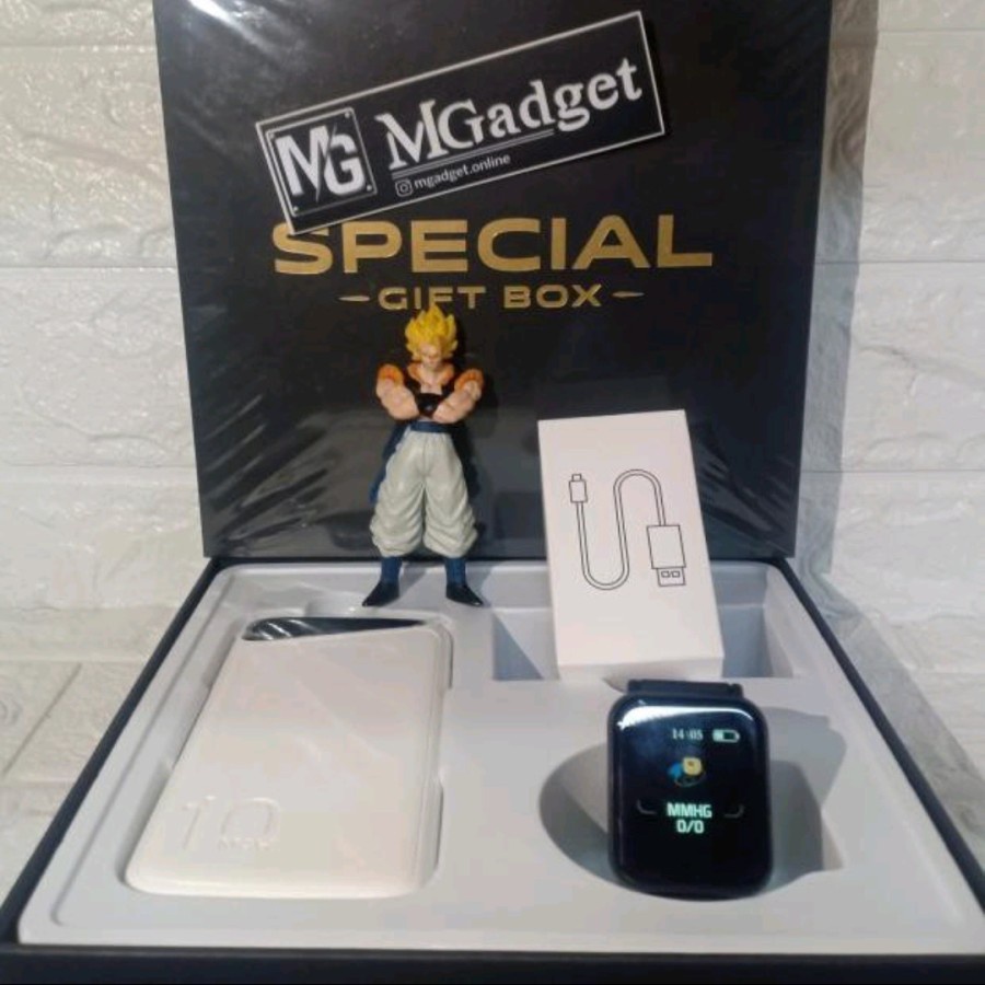 Limited Edition Special Gift Box Vivo V20 Isi Smartwatch + Powerbank