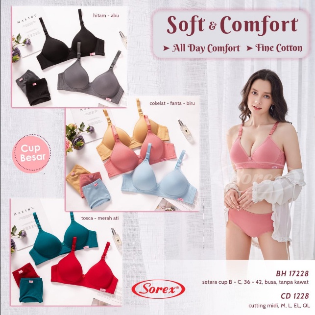 PERA564 SOREX BRA WANITA BH 17228