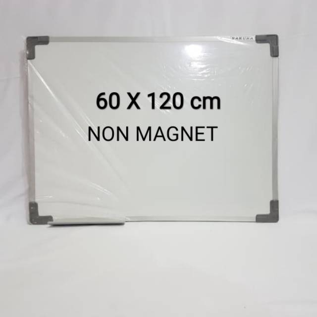 

Whiteboard 60 x 120 cm papan tulis 120 x 60 cm