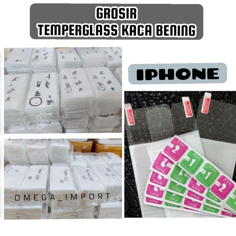 (OM) TG TEMPERGLASS BENING NONPACK ALL TIPE IPHONE 6/7/8/6+/7+/8+/11PROMAX/12PROMAX