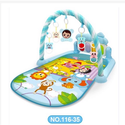 TS01- PM001 PlayGym Matras Bayi / Mainan Piano Bayi / Playmate Music / PLAYGYM UNTUK BAYI MAINAN GYM PIANO MUSICAL