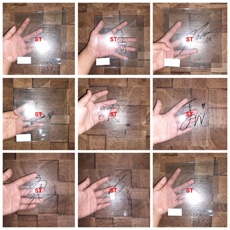 BENEFIT WEVERSE SIGN CLEAR ACRYLIC ALBUM TREASURE 1st MINI ALBUM (THE SECOND STEP : CHAPTER ONE) DIG