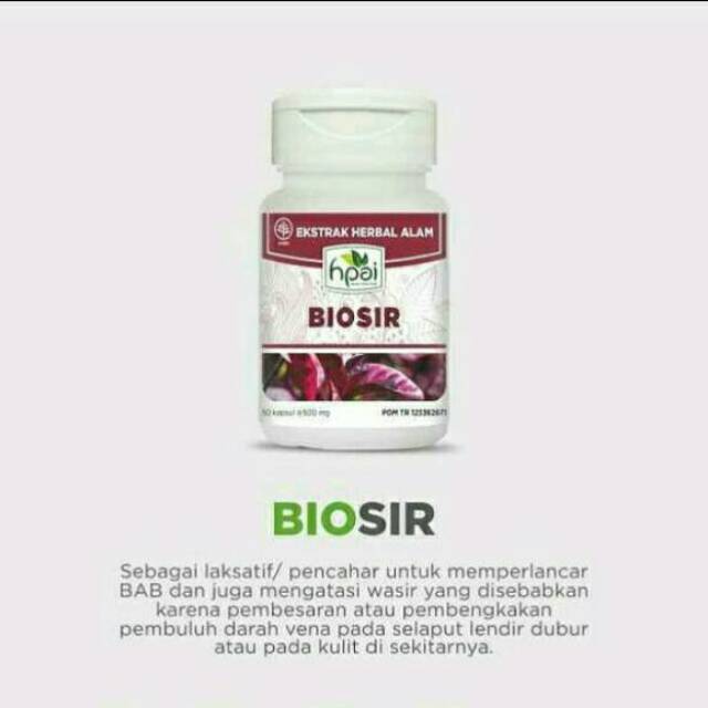 Obat Wasir / Herbal / Ampuh / Biosir HNI