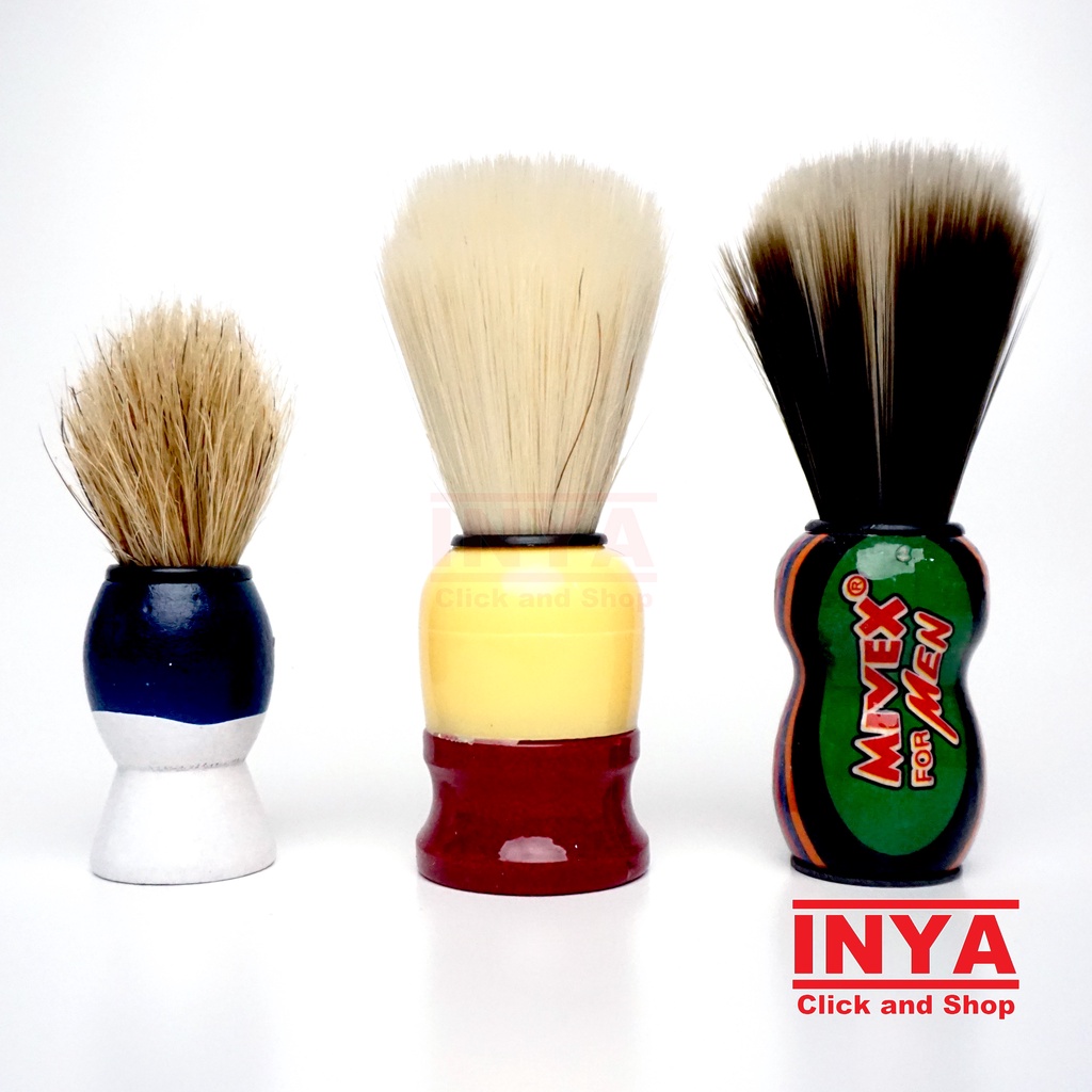 MIVEX FOR MEN EXCLUSIVE SHAVING BRUSH 1 pcs - Kuas Cukur Kumis