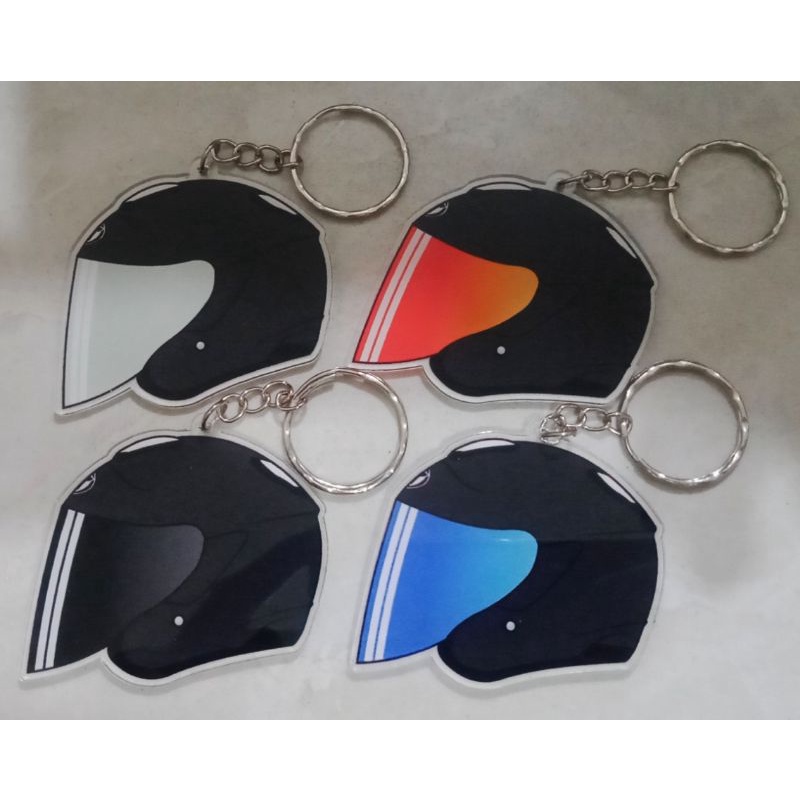 Gantungan Kunci Akrilik Model Helm KYT Kyoto