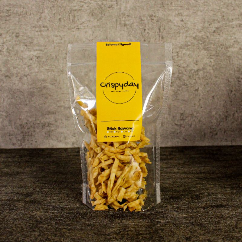 

Crispyday Reguler - Stick Bawang / Keripik / Cemilan Sehat
