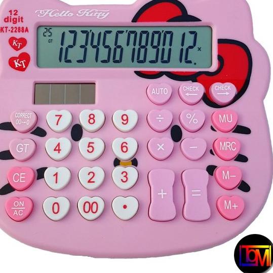 

Promo - Kalkulator Hello 12 Digit Kitty KT 2288 - Calculator Hello KItty / Kalkulator Anak / Kalkulator check !!