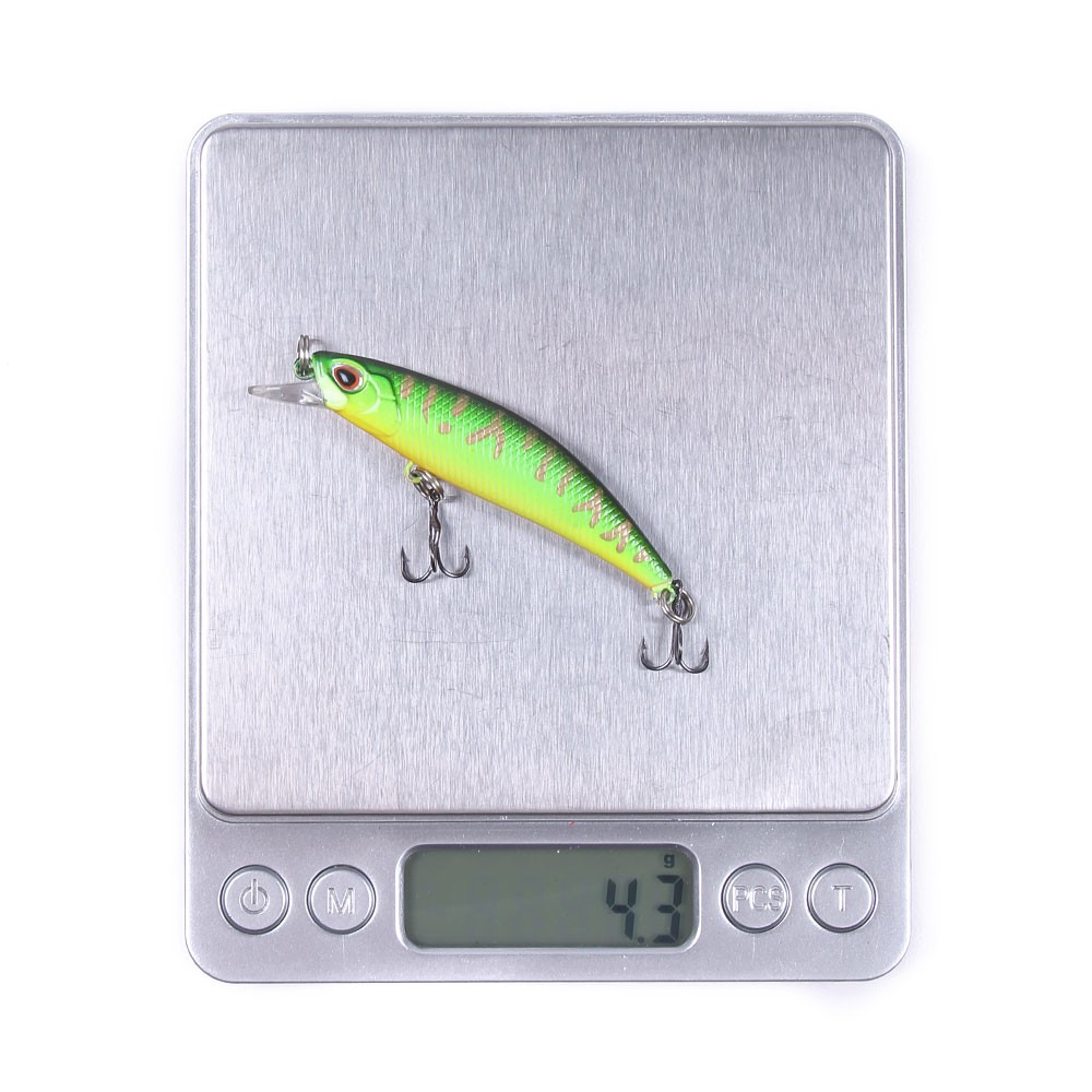 Hengjia 1pc Umpan Pancing Ikan Minnow 6cm / 4.5g Fishing Lure Wobblers Crankbaits Sinking Artificial Hard Bait Carp Mini Fishing Lures Tackle