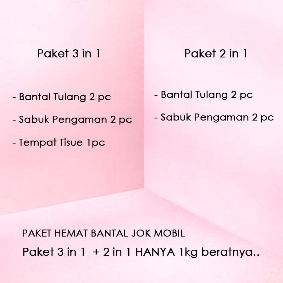 Bantal Jok Mobil 3in1 XPANDER / Bantal Leher Mobil XPANDER / Tempat Tisu XPANDER