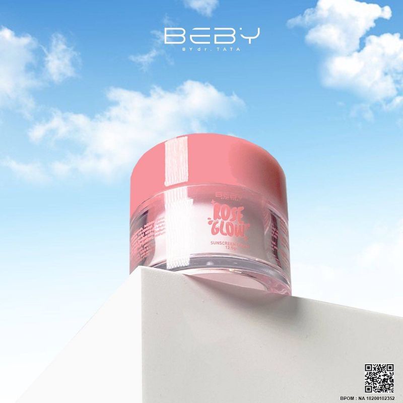 ROSE GLOW SUNSCREEN Beby Cream by. dr Tata