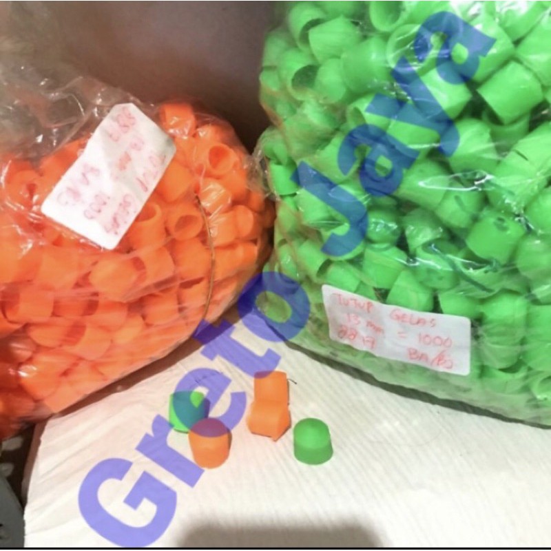 ( 13mm ) Karet Cop Gelas Penutup Tempat Tutup Gelas Rak Keranjang Piring 13 mm