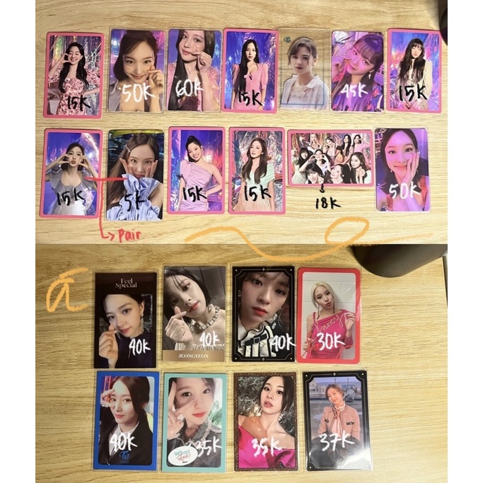 TWICE PHOTOCARD OFFICIAL