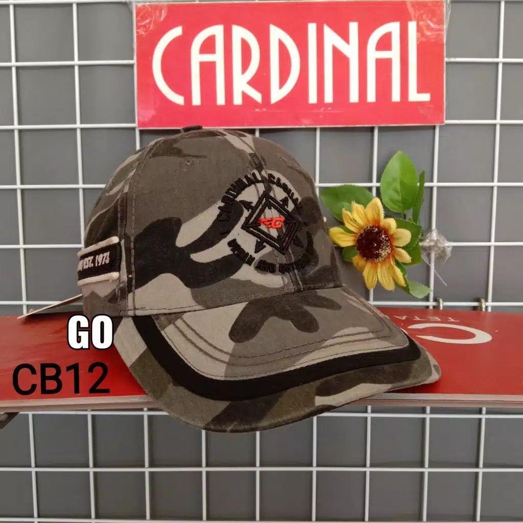 gos CB CARDINAL TOPI CASUAL 100 % Original Topi Cowok Baseball Keren