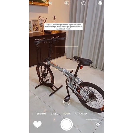 Sepeda lipat UNITED NIGMA 10S New Folding Bike - Silver