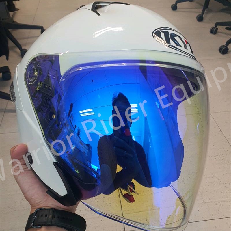 Original KYT NFJ Visor Lens Iridium Visor Lens Revo Kaca NF-J Kaca Dengan LOGO KYT Dan Kemasan KYT